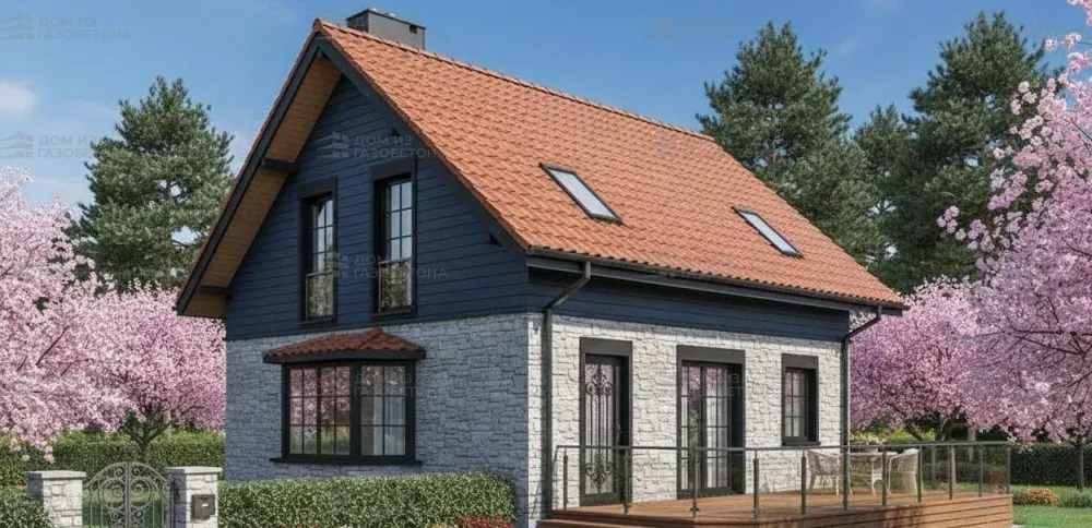 Проект Двухэтажный дом 9 на 10, 112 м2