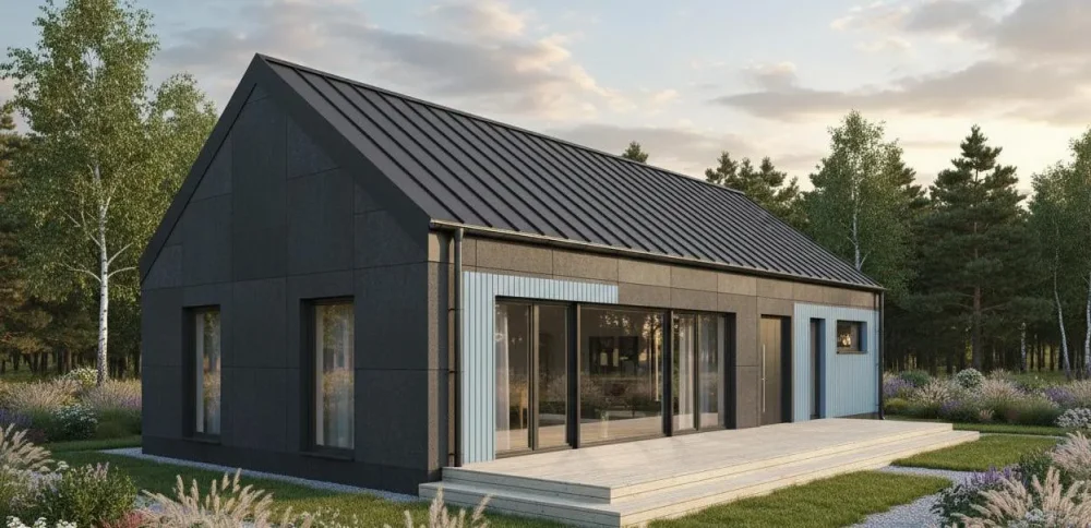 Проект Двухэтажный дом 14 на 8, 132 м2