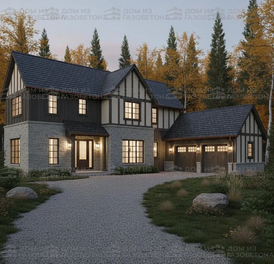 Проект Двухэтажный дом 16 на 21, 243 м2