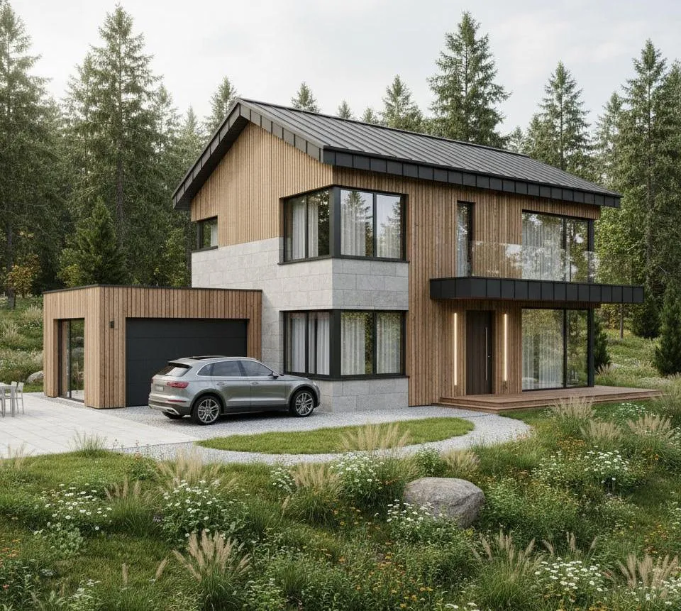 Проект Одноэтажный дом 12 на 17, 142 м2