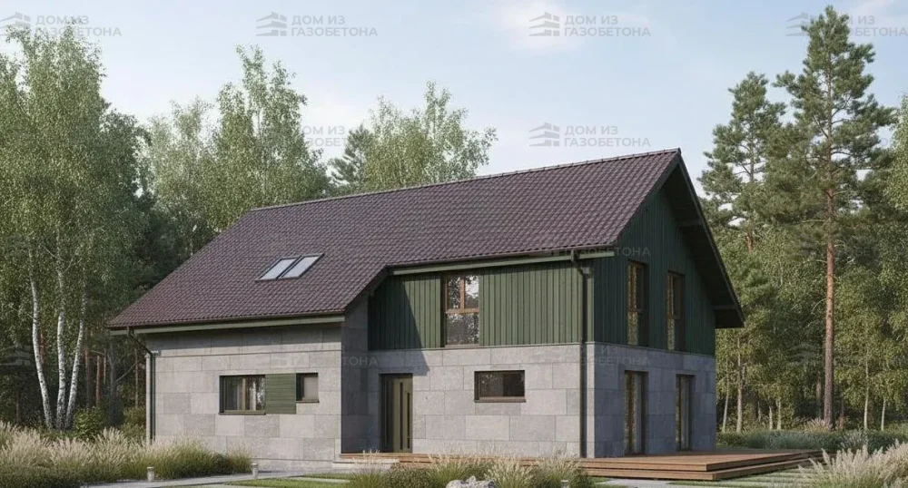 Проект Двухэтажный дом 24 на 14, 346 м2