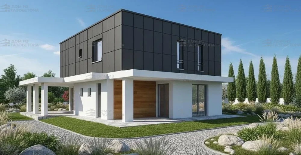 Проект Двухэтажный дом 10 на 11, 130 м2